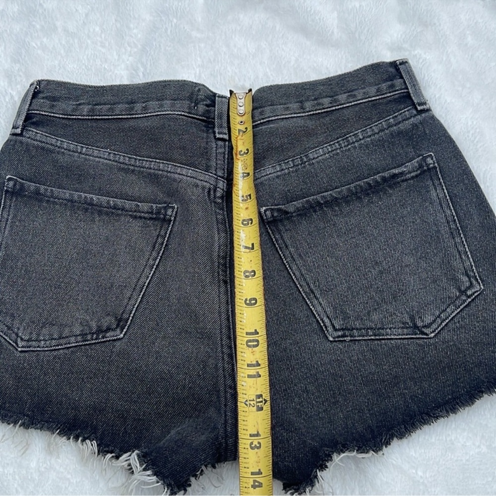 AGOLDE Women's Black Denim Shorts - Picture 8 of 10